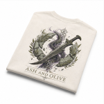 GOW-009 — Ash and Olive Backprint Tee — 03-creative