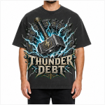 Thunder Debt t-shirt 04-model