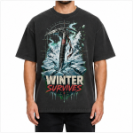 Winter Survives t-shirt 04-model