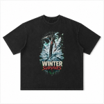 DR-TEE-GOW-018-WINTER-SURVIVES front t-shirt mockup