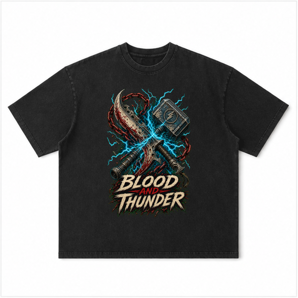 DR-TEE-GOW-019-BLOOD-AND-THUNDER front t-shirt mockup