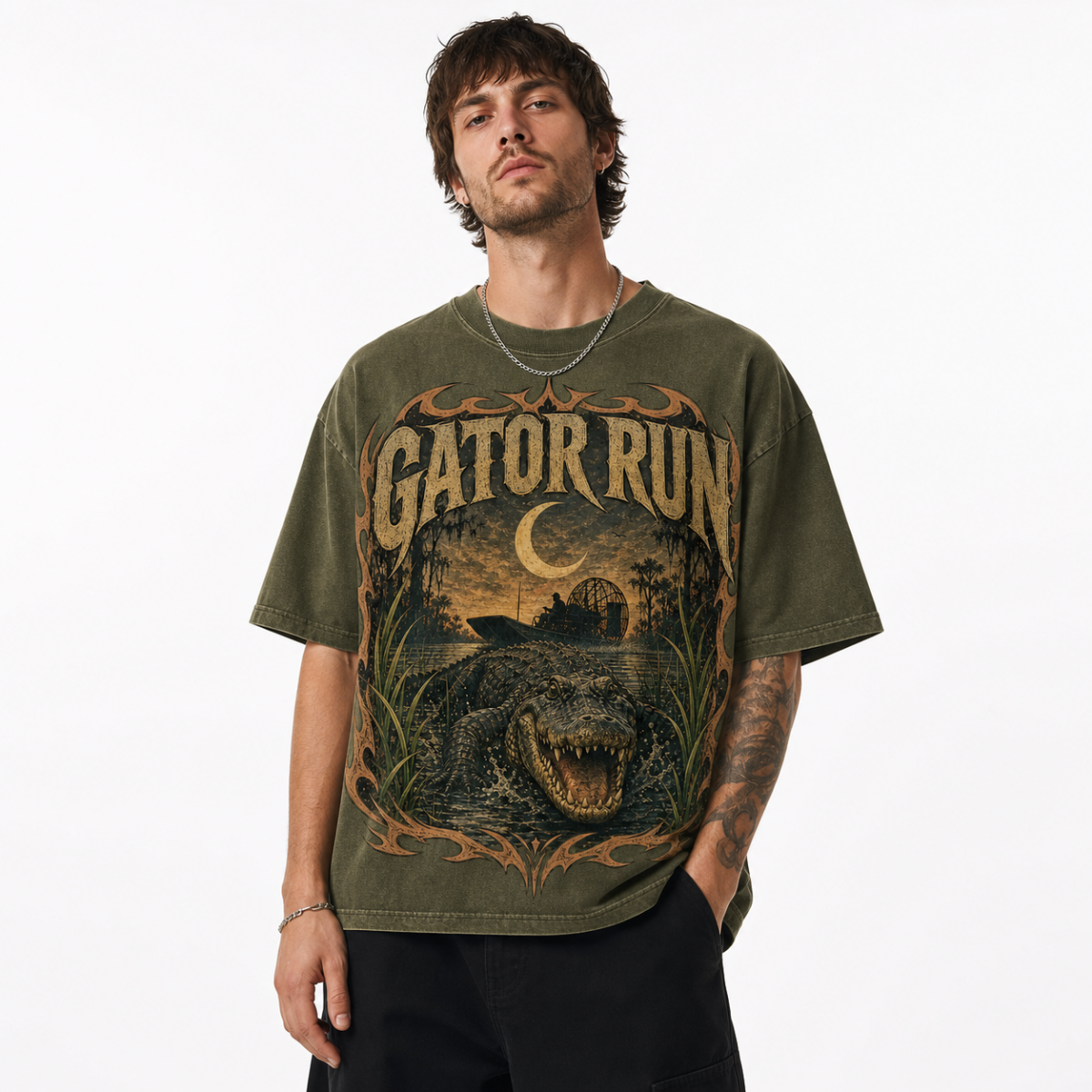 GTA6-003 — Gator Run Tee — 04-model