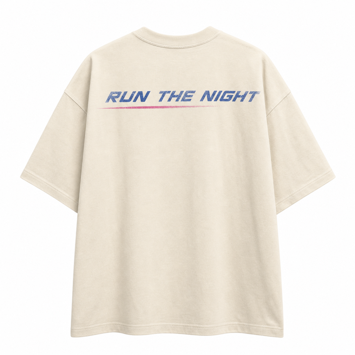 Midnight 305 back view with shoulder slogan on white background