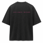 Vice Heat back view with shoulder slogan on white background