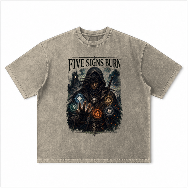 DR-TEE-W3-004-FIVE-SIGNS front t-shirt mockup