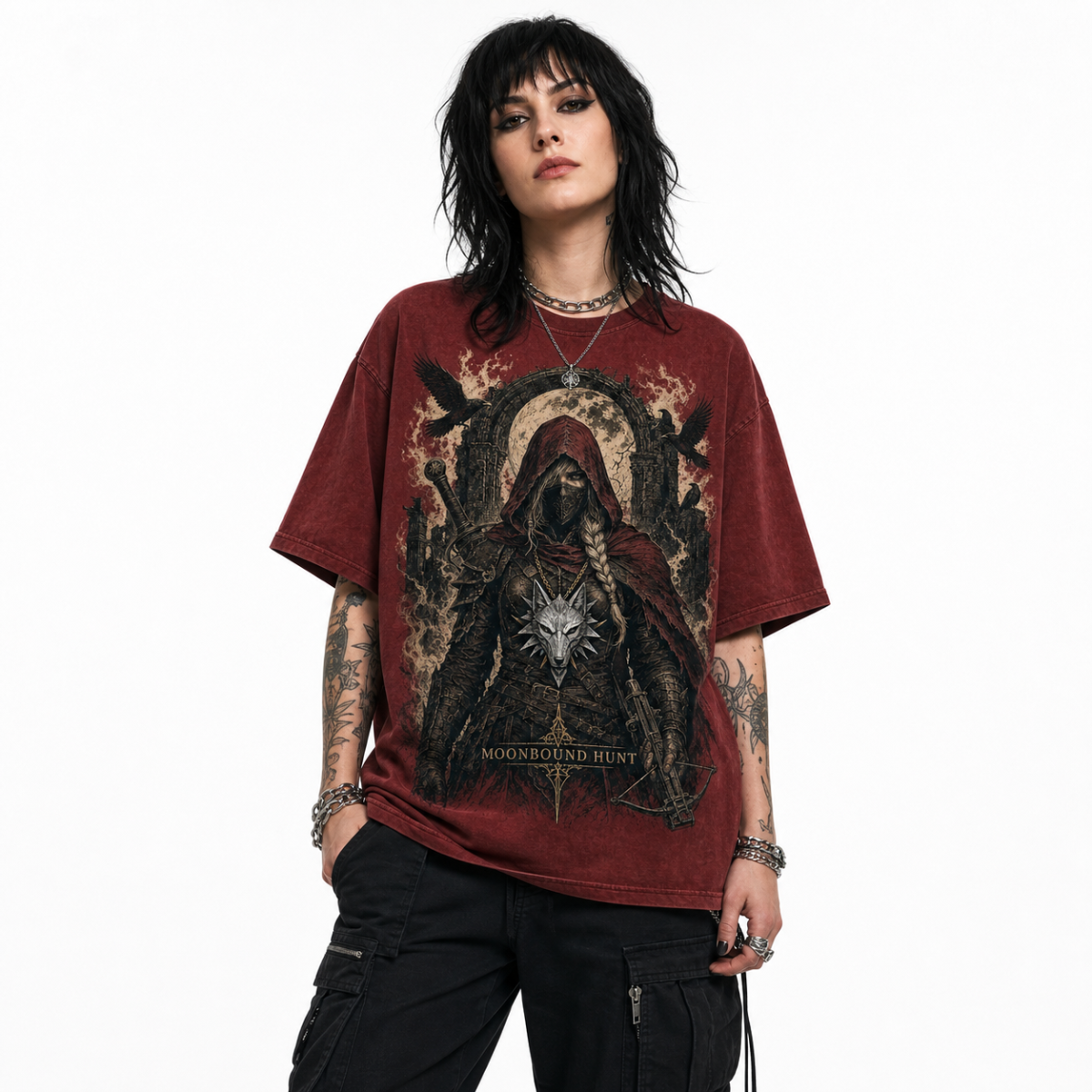 W3-002 — Moonbound Hunt Wolf Tracker Tee — 04-model